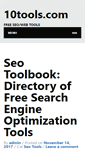 Mobile Screenshot of 10tools.com